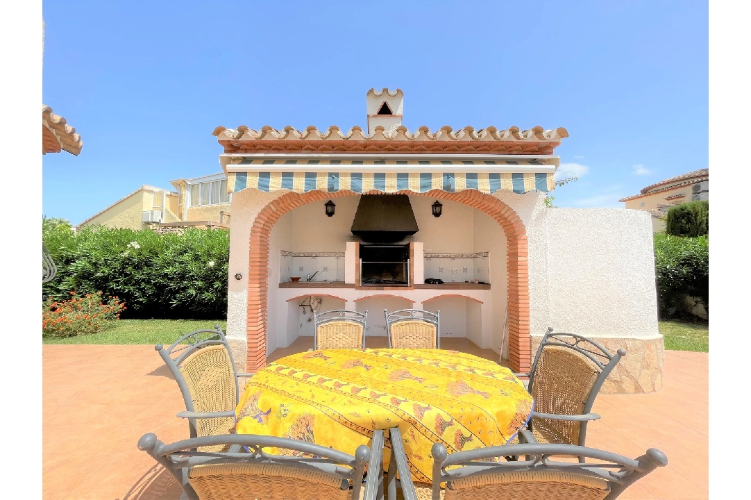 villa in Els Poblets(Barranquets) for holiday rental, built area 130 m², year built 2000, condition modernized, + central heating, air-condition, plot area 580 m², 3 bedroom, 2 bathroom, swimming-pool, ref.: T-0819-4