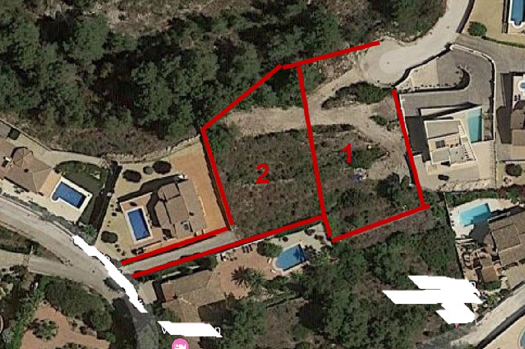 residential ground in Moraira(Benimeit) for sale, plot area 1280 m², ref.: BP-3067MOR-6