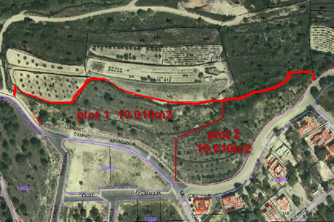 residential ground in Moraira(Benimeit) for sale, plot area 10010 m², ref.: BP-3097MOR-2