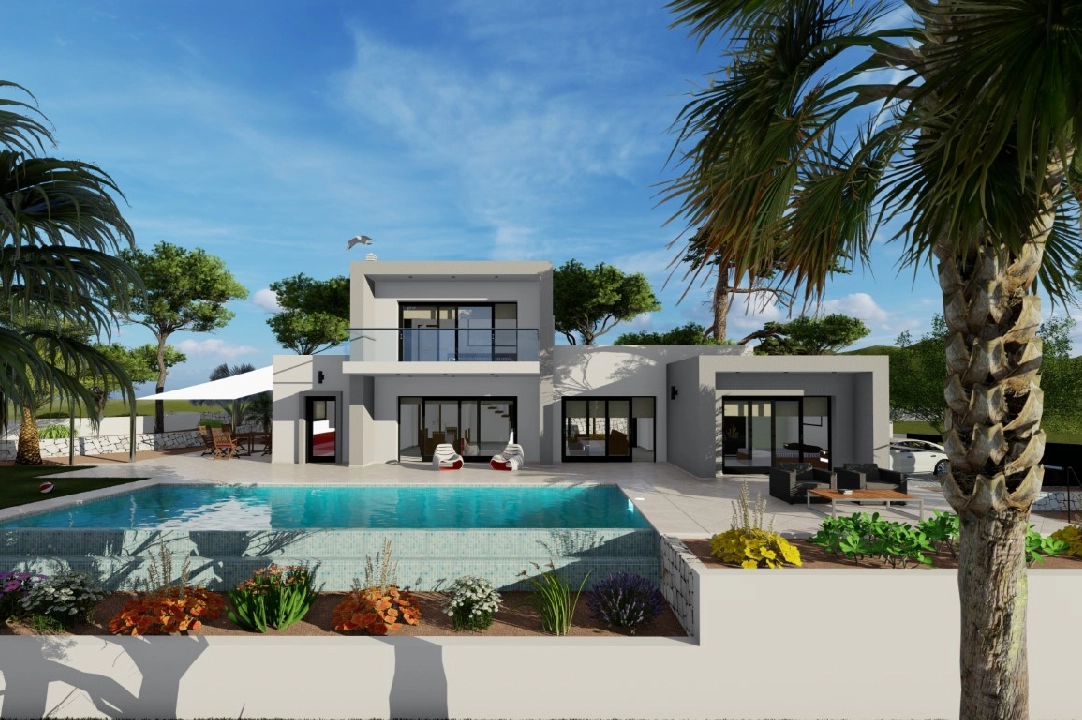 villa in Benissa(Fustera) for sale, built area 160 m², air-condition, plot area 1000 m², 3 bedroom, 2 bathroom, swimming-pool, ref.: BP-3092BEN-4