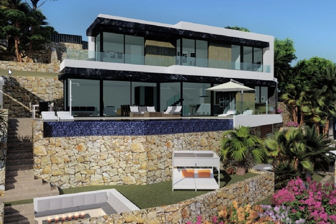 villa in Calpe(Maryvilla) for sale, built area 349 m², air-condition, plot area 630 m², 4 bedroom, 4 bathroom, ref.: BP-3231CAL-4