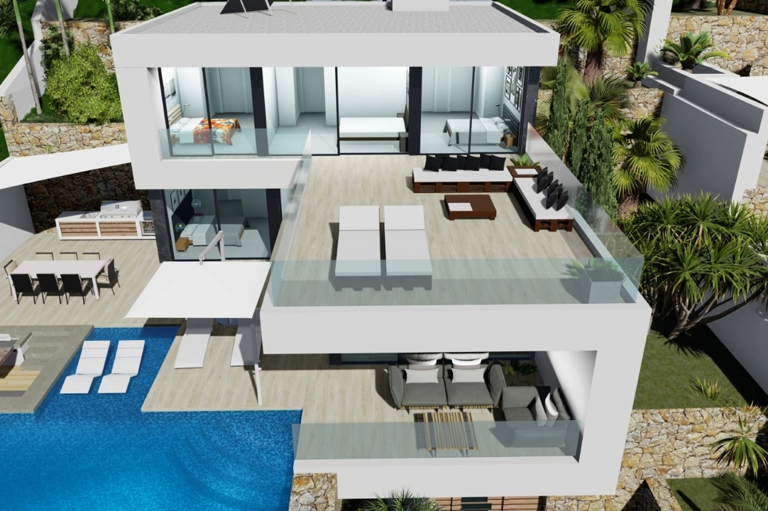 villa in Calpe(Maryvilla) for sale, built area 440 m², air-condition, plot area 637 m², 4 bedroom, 6 bathroom, ref.: BP-3230CAL-4