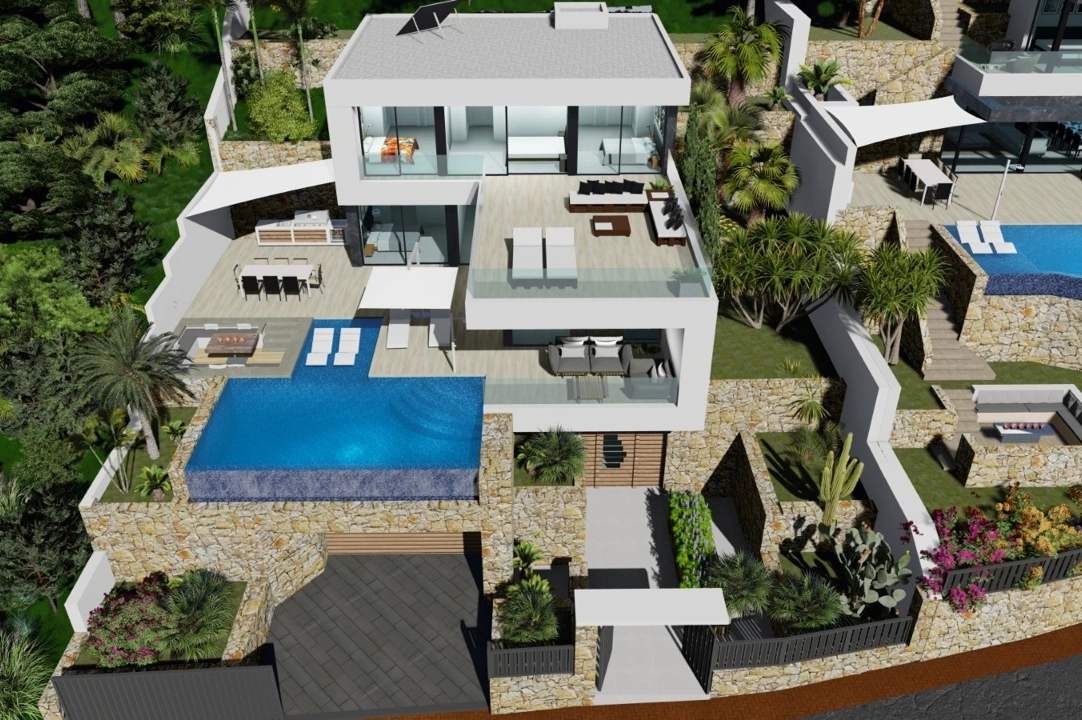 villa in Calpe(Maryvilla) for sale, built area 440 m², air-condition, plot area 637 m², 4 bedroom, 6 bathroom, ref.: BP-3230CAL-5