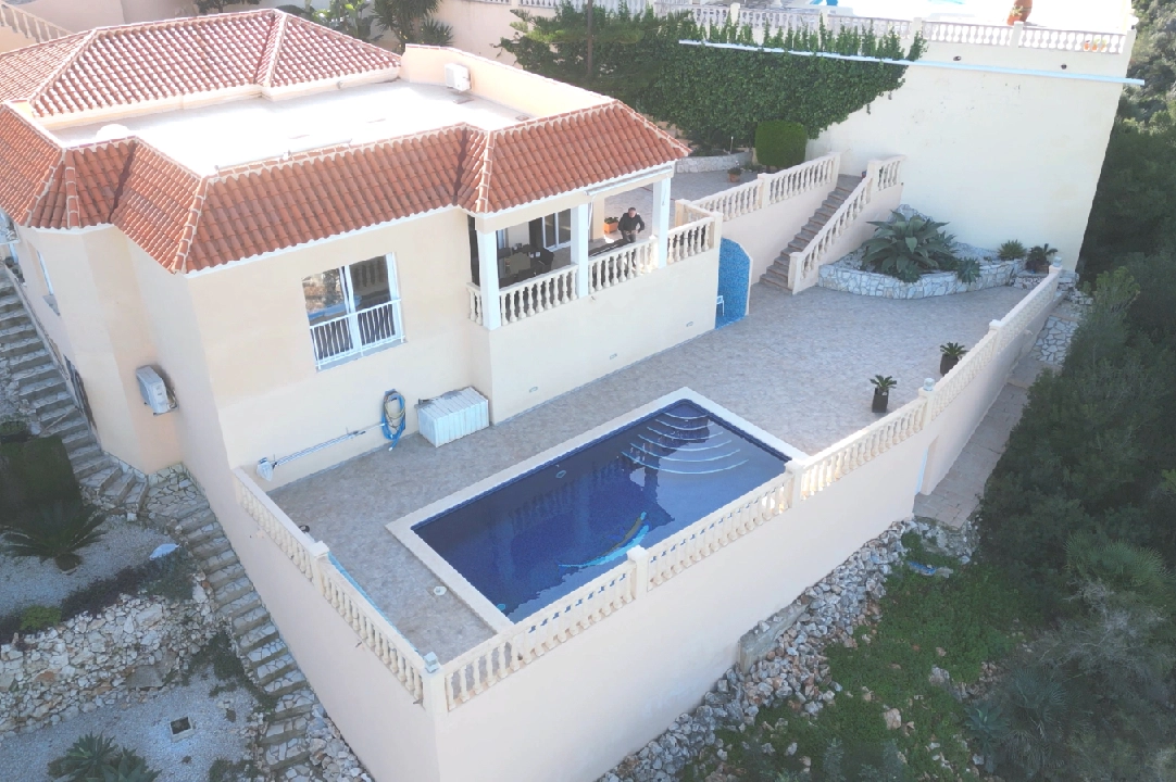 villa in Denia(Marquesa) for sale, built area 168 m², year built 2011, condition neat, + underfloor heating, air-condition, plot area 908 m², 3 bedroom, 2 bathroom, swimming-pool, ref.: AS-0225-35