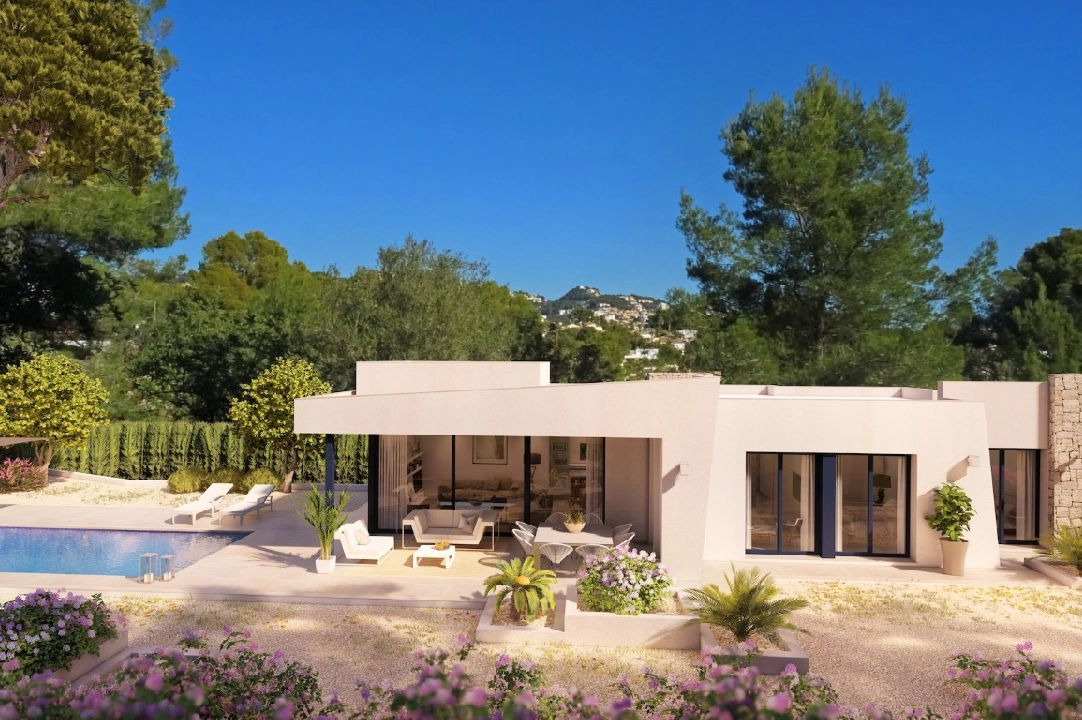 villa in Benissa(Fanadix) for sale, built area 297 m², air-condition, plot area 800 m², 3 bedroom, 2 bathroom, ref.: BP-3380BEN-1