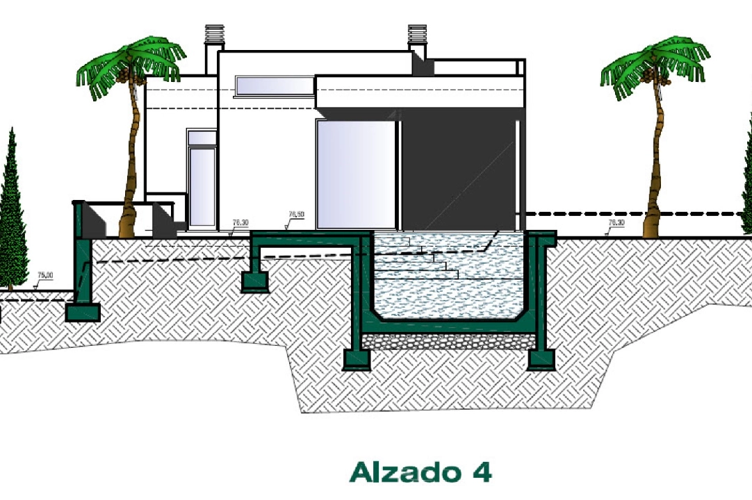 villa in Benissa(Fanadix) for sale, built area 301 m², air-condition, plot area 800 m², 3 bedroom, 2 bathroom, ref.: BP-3379BEN-9