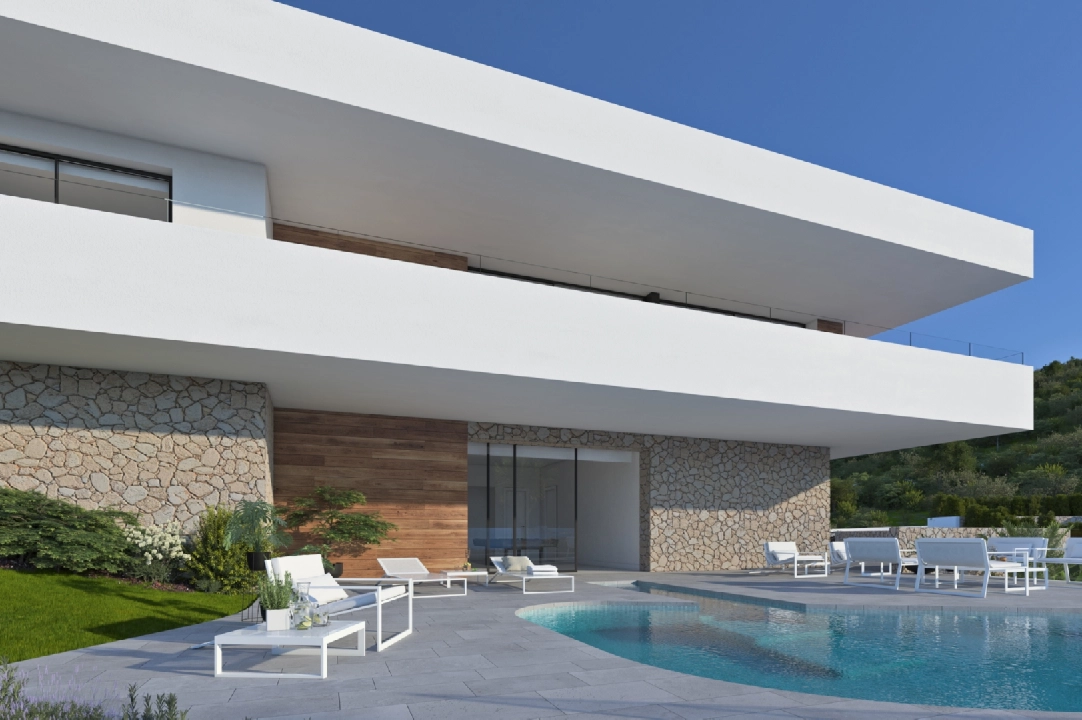 villa in Cumbre del Sol(Residencial Plus Jazmines) for sale, built area 183 m², plot area 963 m², 3 bedroom, 4 bathroom, swimming-pool, ref.: VA-AJ063-4