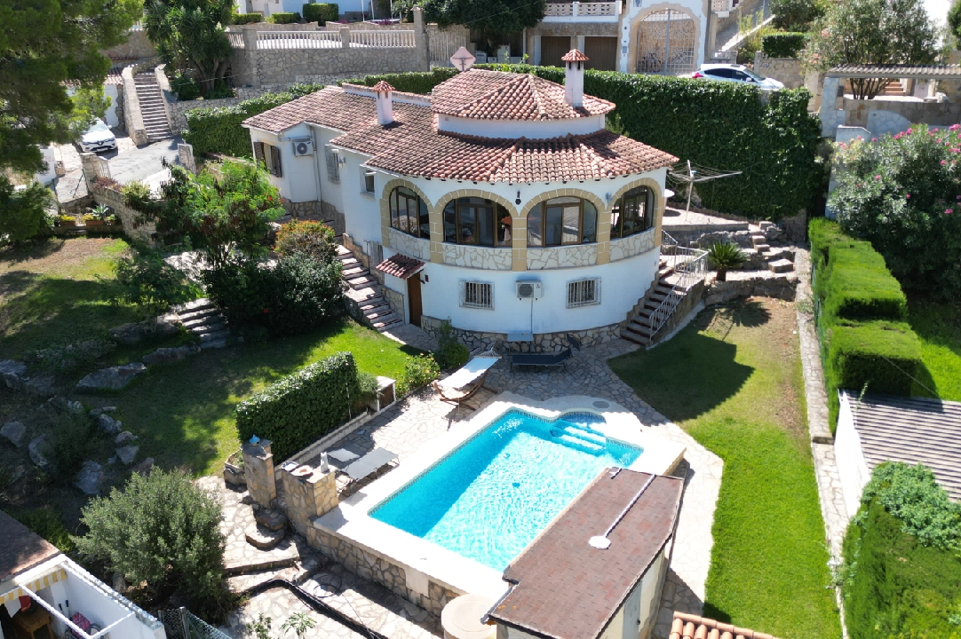 villa in Denia for holiday rental, built area 140 m², year built 1990, condition neat, + KLIMA, air-condition, plot area 800 m², 3 bedroom, 3 bathroom, swimming-pool, ref.: T-0423-27