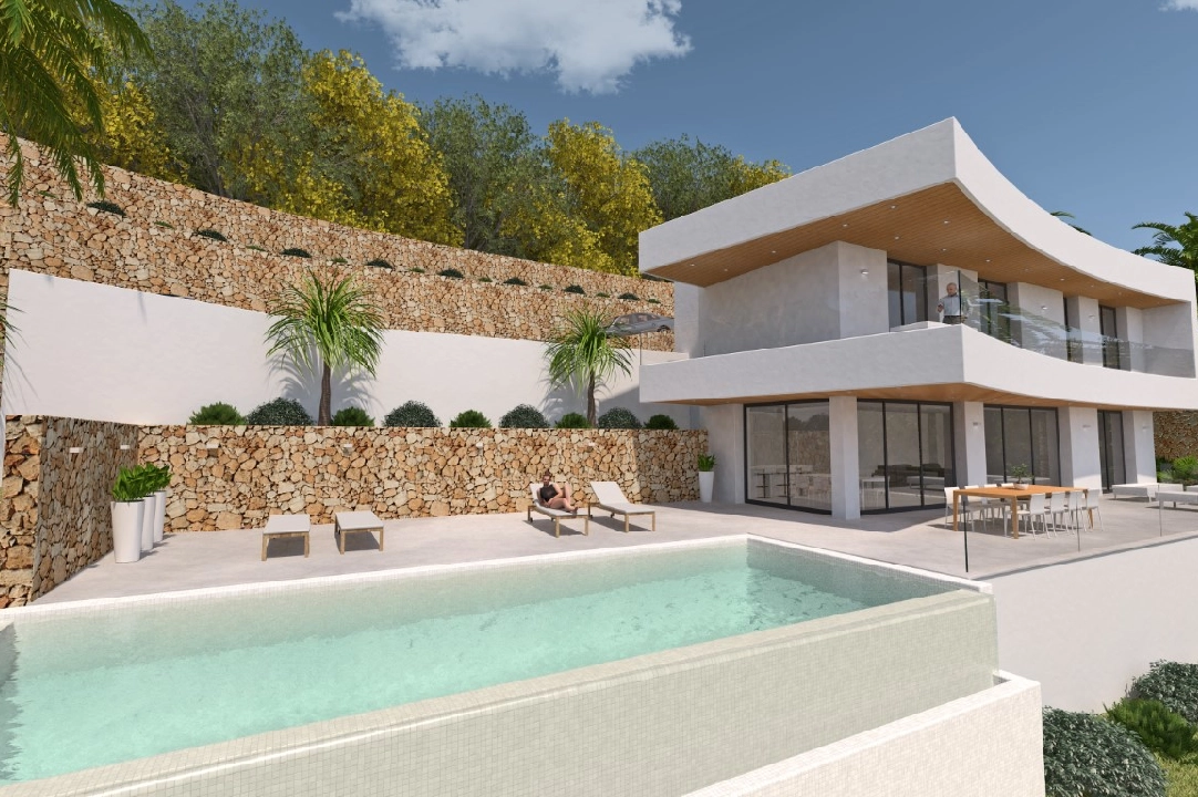 villa in Javea(Xabia Nova) for sale, built area 260 m², air-condition, plot area 1707 m², 4 bedroom, 4 bathroom, ref.: BP-3382JAV-1