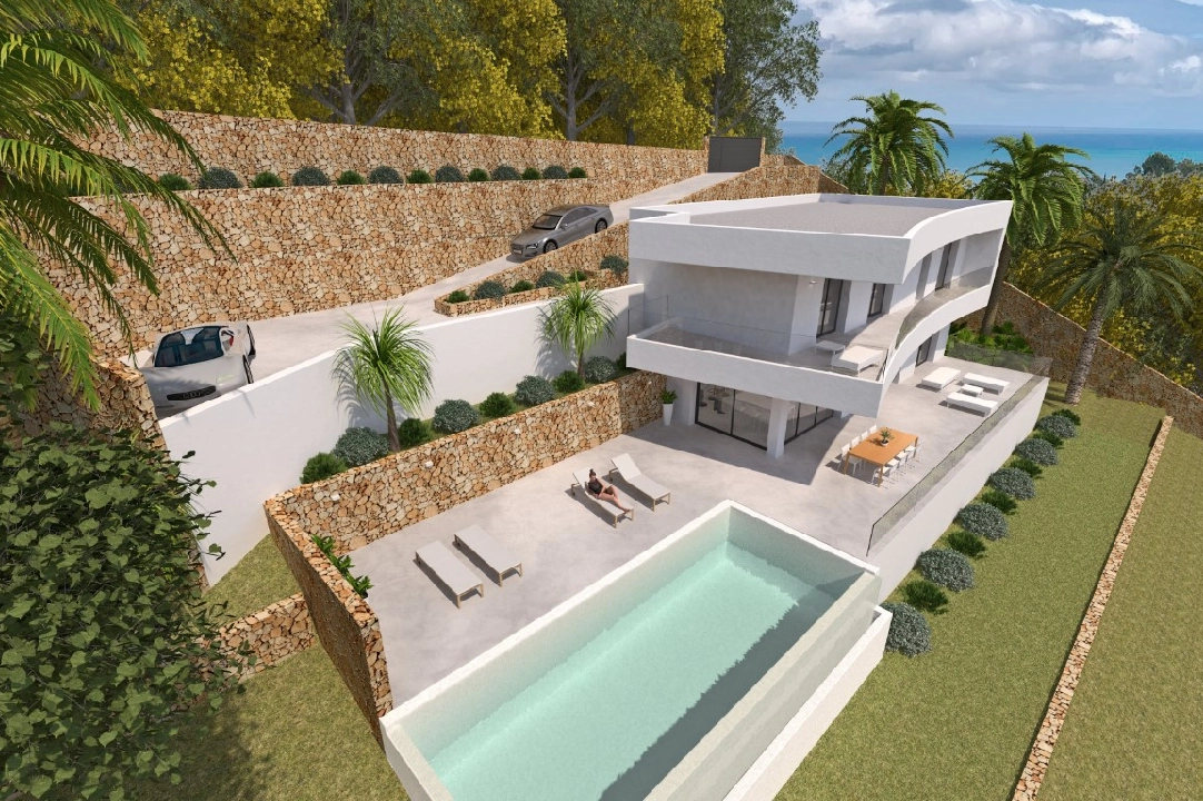 villa in Javea(Xabia Nova) for sale, built area 260 m², air-condition, plot area 1707 m², 4 bedroom, 4 bathroom, ref.: BP-3382JAV-5