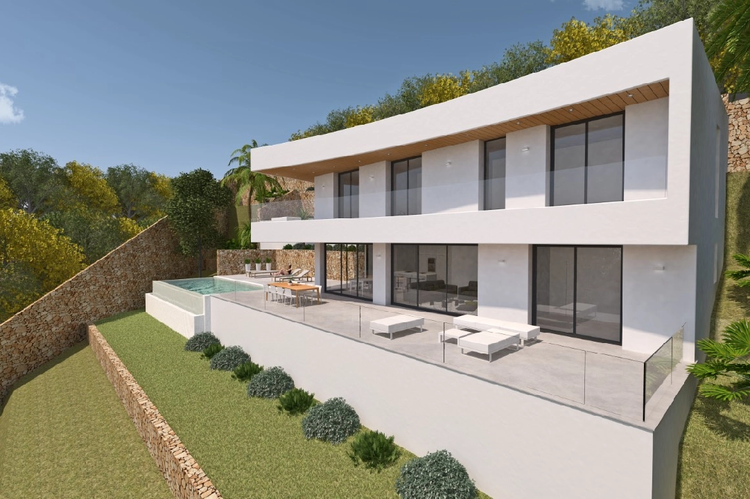 villa in Javea(Xabia Nova) for sale, built area 260 m², air-condition, plot area 1707 m², 4 bedroom, 4 bathroom, ref.: BP-3382JAV-8