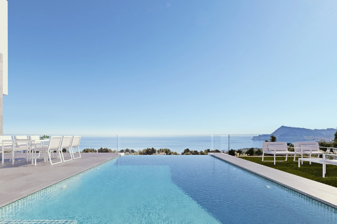 villa in Altea(Azure Altea Homes II) for sale, built area 254 m², plot area 1252 m², 4 bedroom, 6 bathroom, swimming-pool, ref.: VA-HB205-1