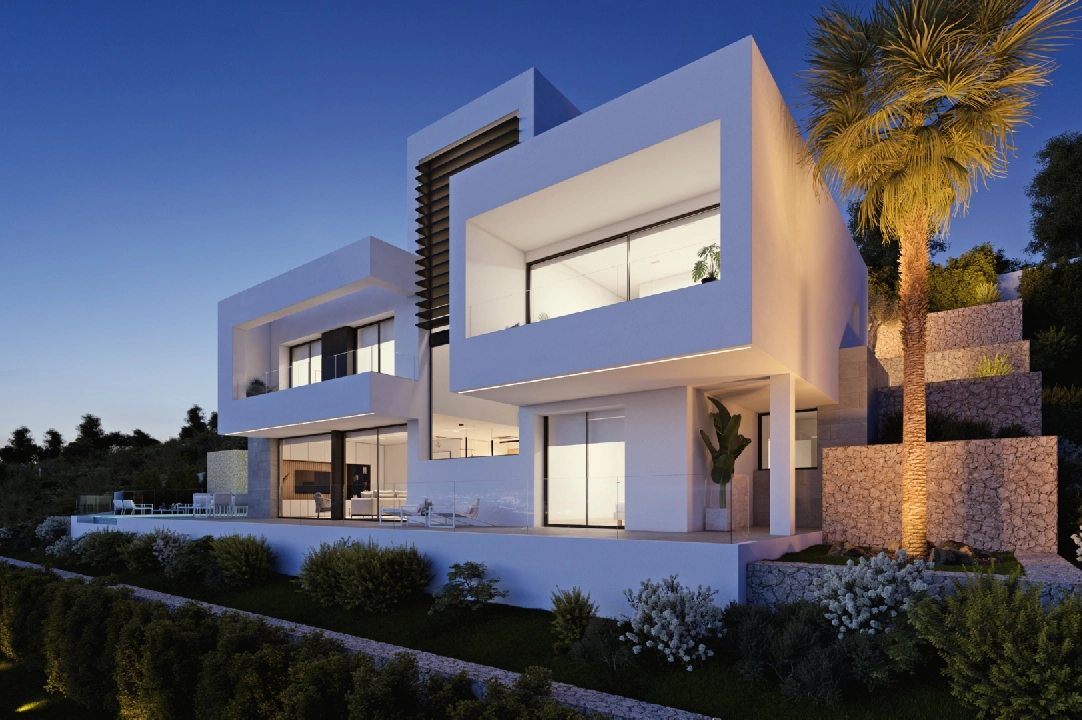 villa in Altea(Azure Altea Homes II) for sale, built area 254 m², plot area 1252 m², 4 bedroom, 6 bathroom, swimming-pool, ref.: VA-HB205-4