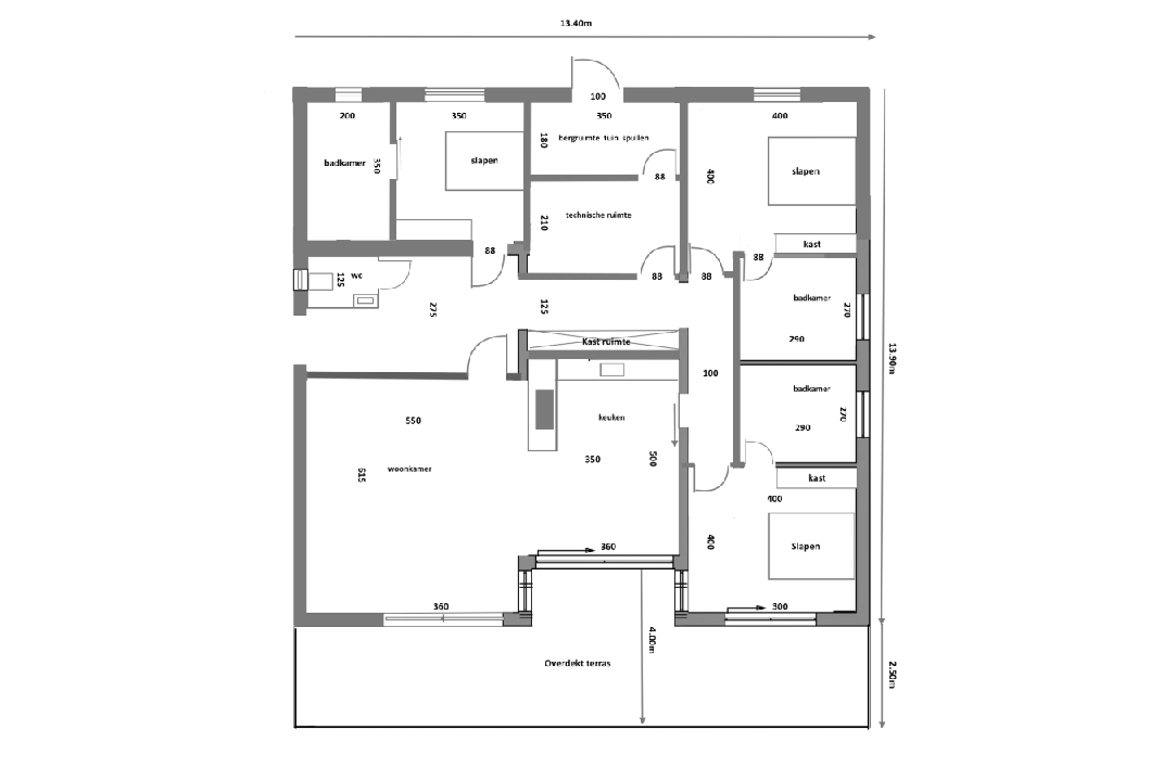 villa in Javea(Montgo) for sale, built area 226 m², air-condition, plot area 1500 m², 3 bedroom, 3 bathroom, swimming-pool, ref.: BP-6251JAV-8