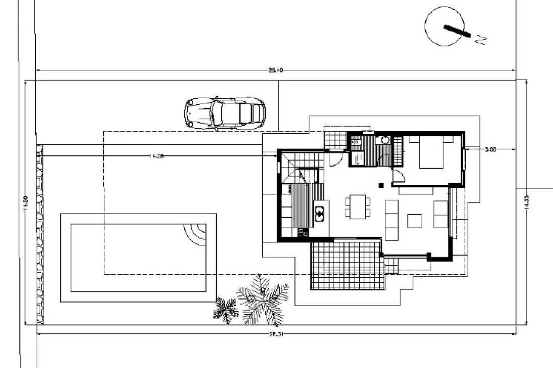 villa in Denia-La Sella for sale, built area 150 m², air-condition, plot area 326 m², 3 bedroom, 2 bathroom, swimming-pool, ref.: BP-3422SEL-3