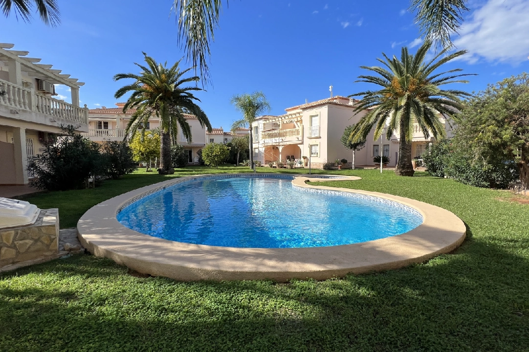 terraced house in Denia(Las Marinas) for holiday rental, built area 98 m², year built 2001, condition neat, + KLIMA, air-condition, 2 bedroom, 2 bathroom, swimming-pool, ref.: T-0222-13