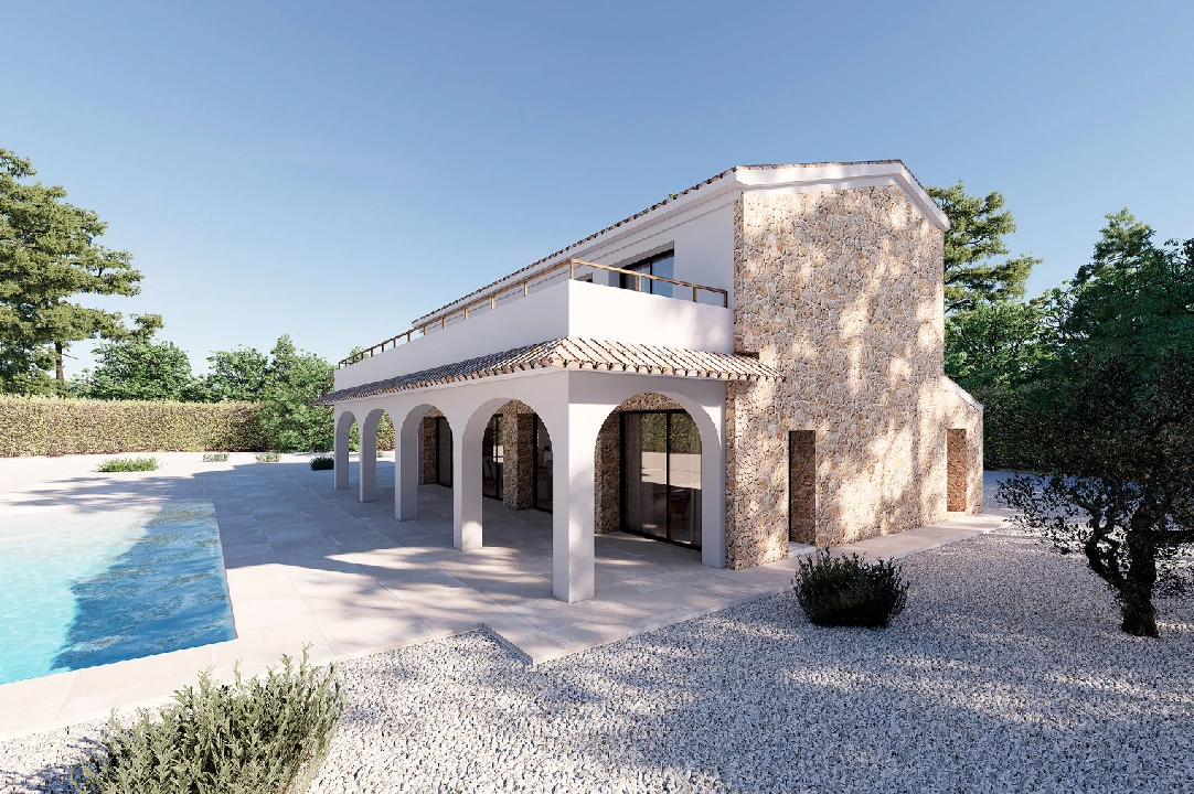 country house in Benissa(Llenes) for sale, built area 368 m², year built 2023, air-condition, plot area 10000 m², 4 bedroom, 4 bathroom, swimming-pool, ref.: BI-BE.F-164-8