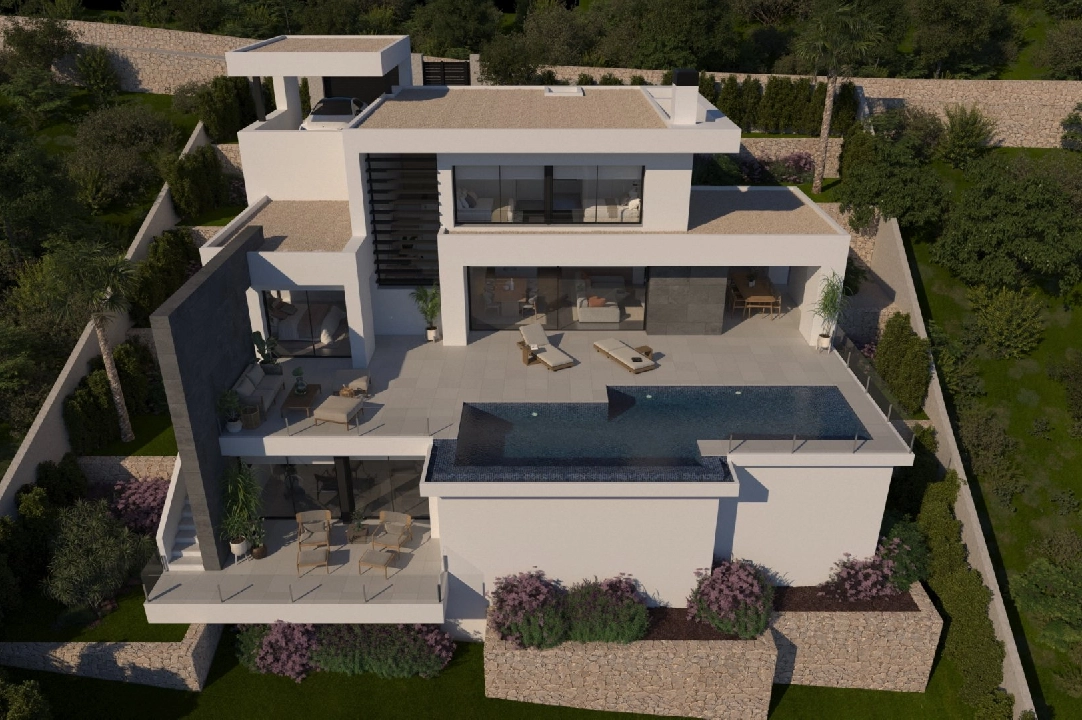 villa in Cumbre del Sol(Lirios Sunrise) for sale, built area 181 m², plot area 824 m², 3 bedroom, 4 bathroom, swimming-pool, ref.: VA-AL030-1