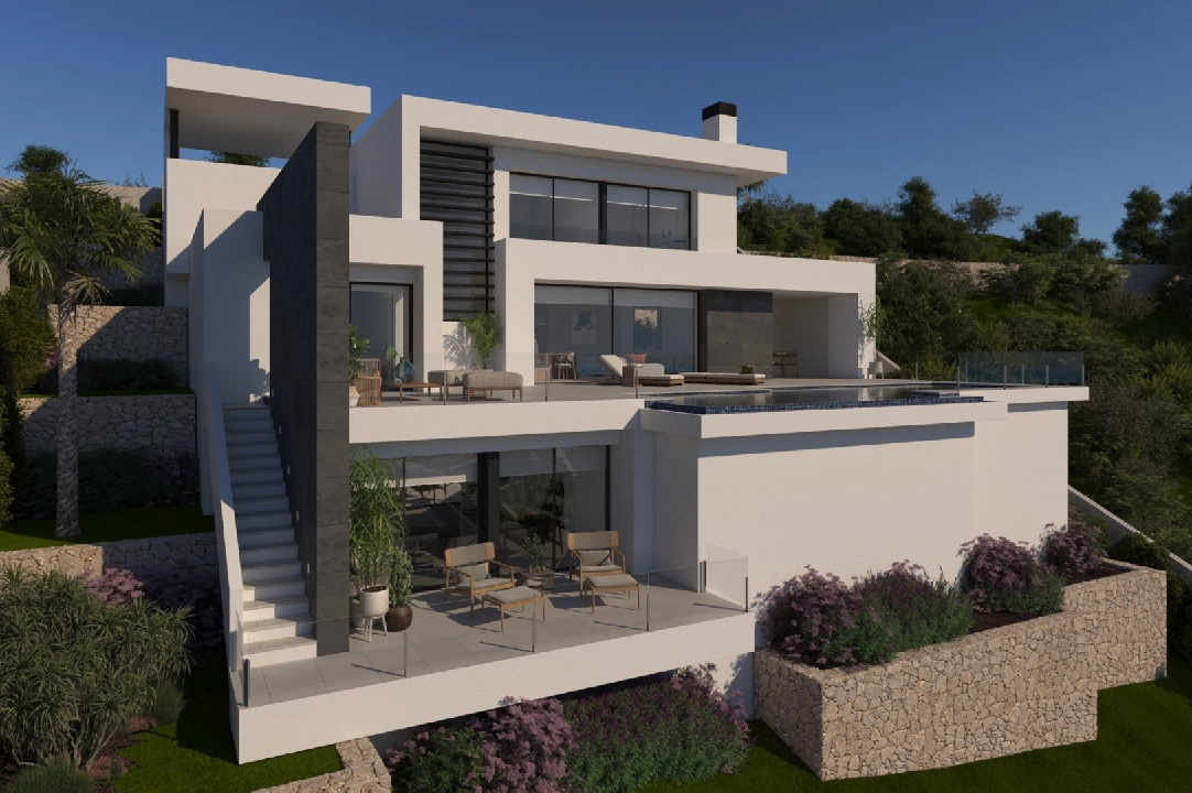 villa in Cumbre del Sol(Lirios Sunrise) for sale, built area 181 m², plot area 824 m², 3 bedroom, 4 bathroom, swimming-pool, ref.: VA-AL030-2