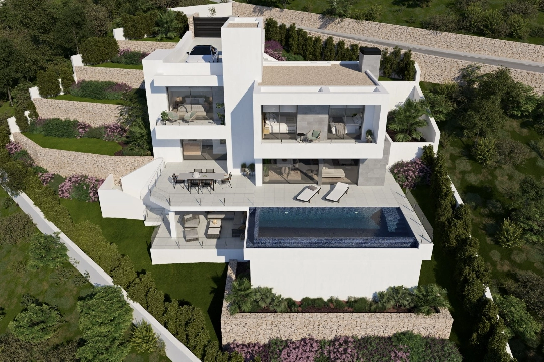 villa in Cumbre del Sol(Lirios Sunrise) for sale, built area 169 m², plot area 805 m², 3 bedroom, 3 bathroom, swimming-pool, ref.: VA-AL031-1