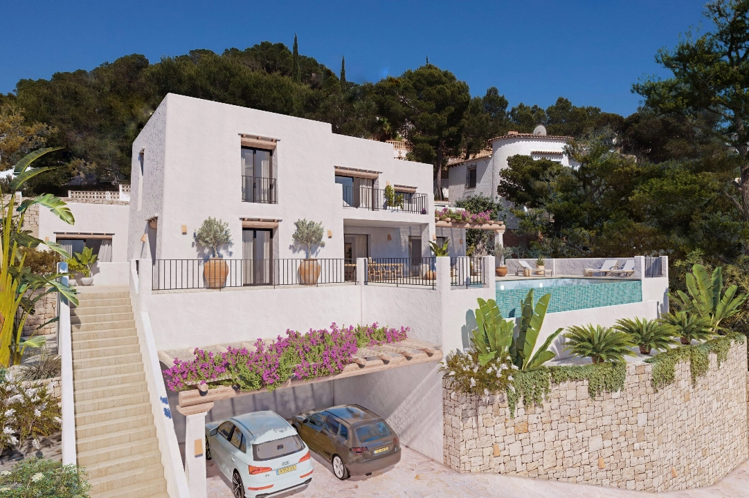 villa in Moraira(Paichi) for sale, air-condition, plot area 1000 m², 4 bedroom, 3 bathroom, swimming-pool, ref.: BP-4216MOR-12