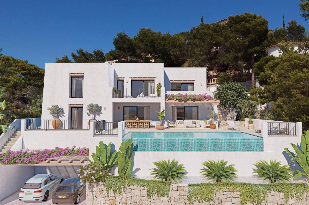 villa in Moraira(Paichi) for sale, air-condition, plot area 1000 m², 4 bedroom, 3 bathroom, swimming-pool, ref.: BP-4216MOR-13