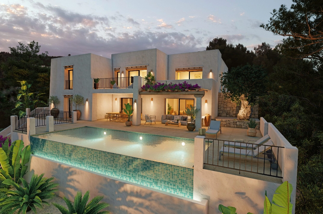 villa in Moraira(Paichi) for sale, air-condition, plot area 1000 m², 4 bedroom, 3 bathroom, swimming-pool, ref.: BP-4216MOR-14