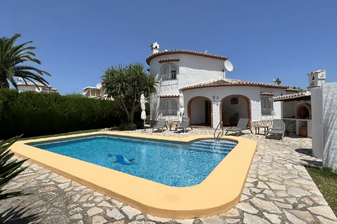 villa in Els Poblets(Barranquets) for holiday rental, built area 115 m², year built 2001, condition neat, + central heating, air-condition, plot area 520 m², 3 bedroom, 2 bathroom, swimming-pool, ref.: T-0823-1