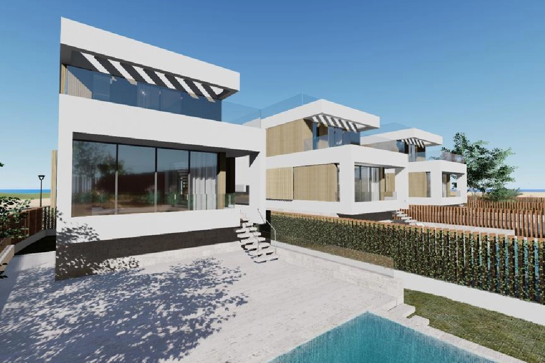 villa in Oliva for sale, built area 173 m², year built 2023, condition first owner, + underfloor heating, air-condition, plot area 350 m², 3 bedroom, 4 bathroom, swimming-pool, ref.: AS-1623-27