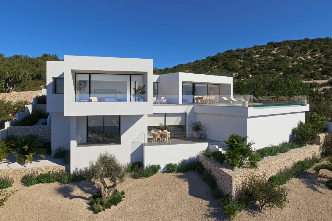 villa in Cumbre del Sol(Lirios Design) for sale, built area 266 m², plot area 1000 m², 3 bedroom, 4 bathroom, swimming-pool, ref.: VA-AL024-4