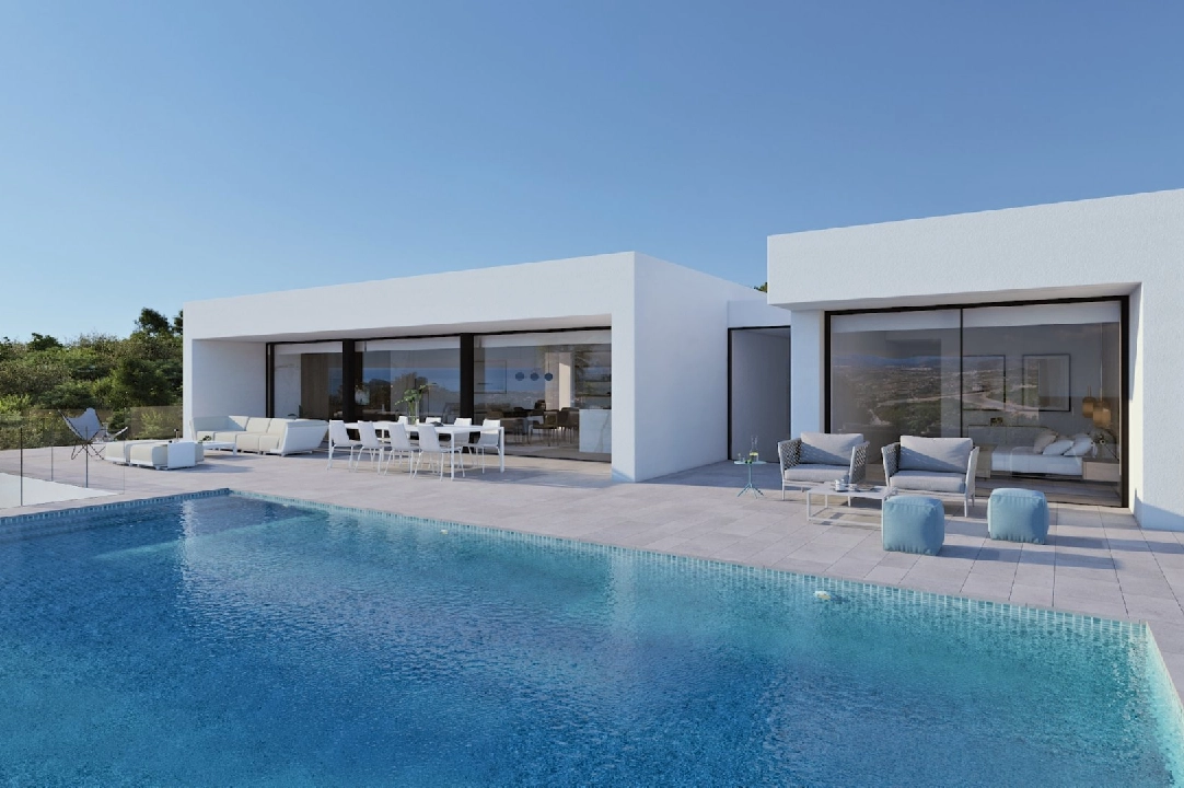 villa in Cumbre del Sol(Residencial Plus Jazmines) for sale, built area 313 m², plot area 1338 m², 3 bedroom, 5 bathroom, swimming-pool, ref.: VA-AJ064-3