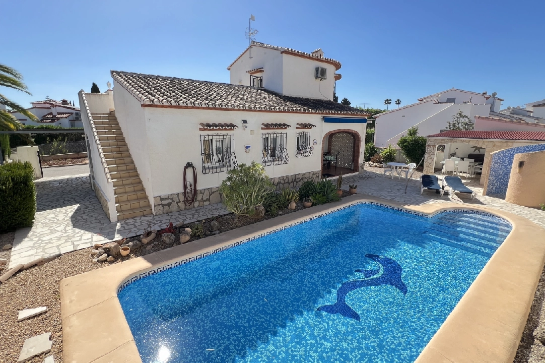 villa in Els Poblets for holiday rental, built area 125 m², year built 2003, + KLIMA, air-condition, plot area 400 m², 2 bedroom, 3 bathroom, swimming-pool, ref.: T-1123-1