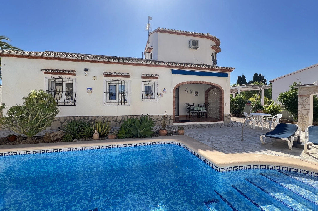 villa in Els Poblets for holiday rental, built area 125 m², year built 2003, + KLIMA, air-condition, plot area 400 m², 2 bedroom, 3 bathroom, swimming-pool, ref.: T-1123-2