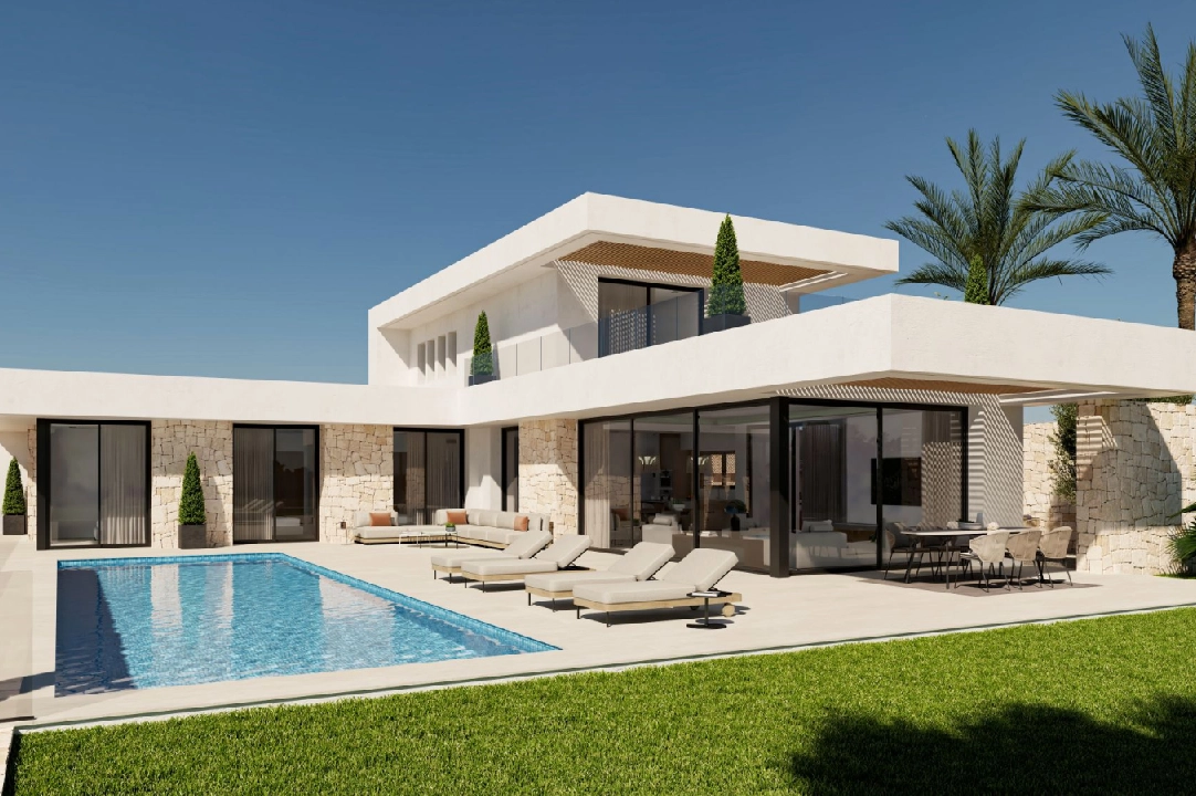 villa in Beniarbeig(Tosals) for sale, built area 454 m², year built 2024, air-condition, plot area 13000 m², 4 bedroom, 3 bathroom, swimming-pool, ref.: AS-3623-3