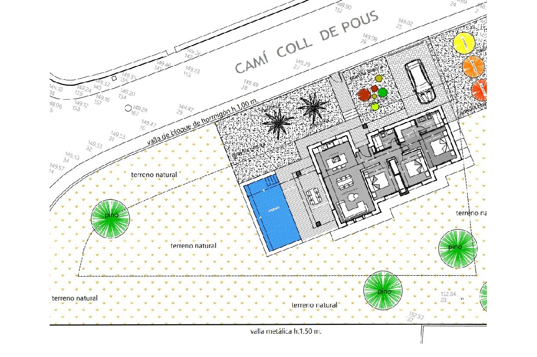 villa in Denia(Marquesa 4) for sale, built area 120 m², year built 2025, condition mint, + central heating, air-condition, plot area 1085 m², 3 bedroom, 2 bathroom, swimming-pool, ref.: UM-UV-HEBE-16