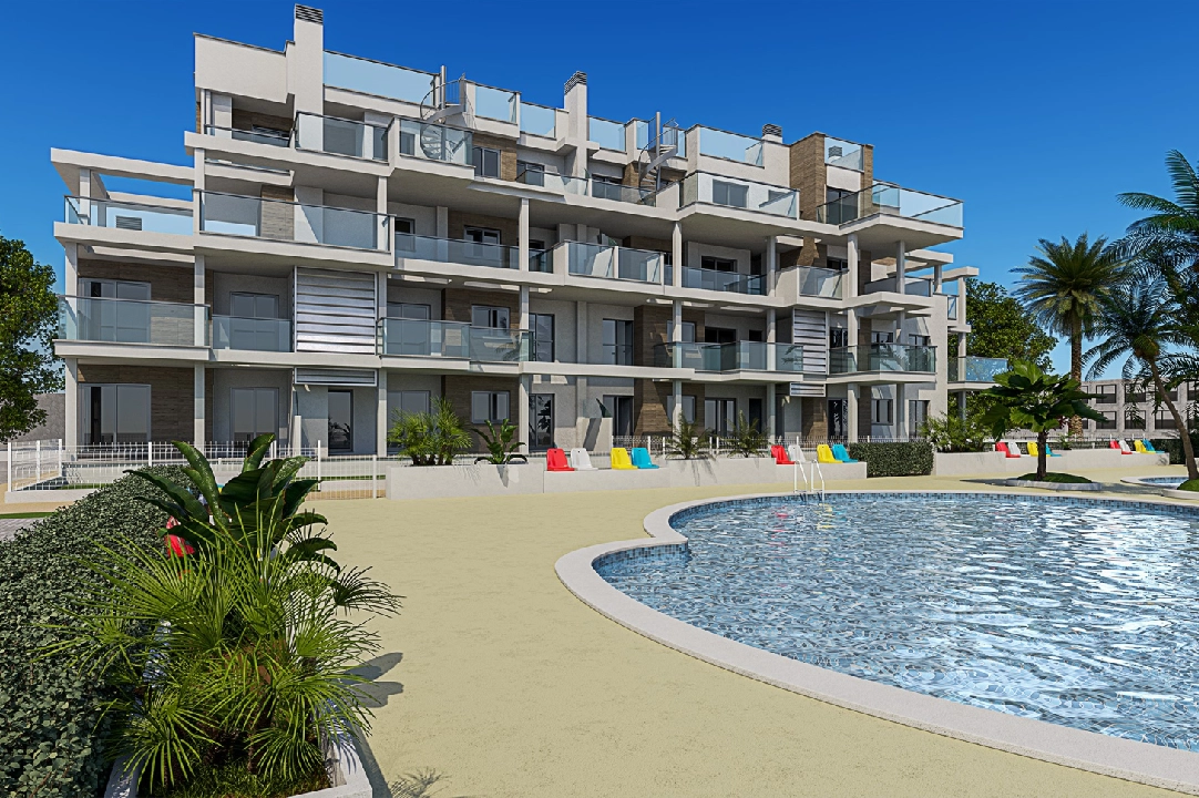 apartment in Denia for sale, year built 2025, + KLIMA, 2 bedroom, 2 bathroom, ref.: VP-0124-1