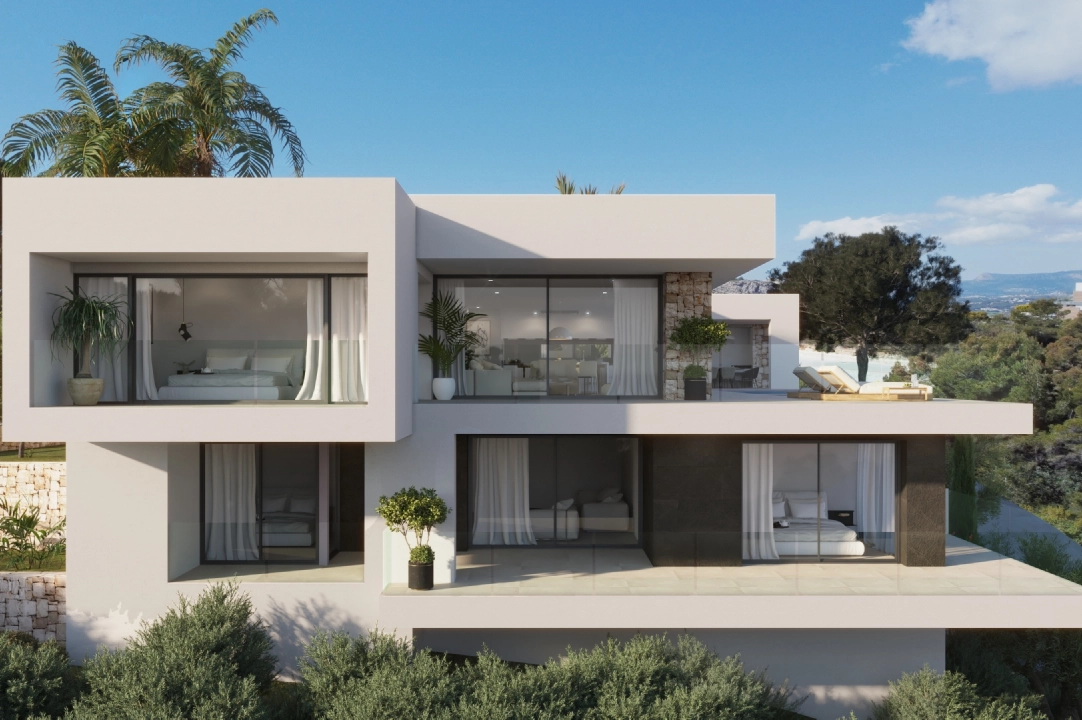 villa in Cumbre del Sol(Cumbre del Sol) for sale, built area 539 m², plot area 1086 m², 3 bedroom, 4 bathroom, swimming-pool, ref.: VA-AJ090-10