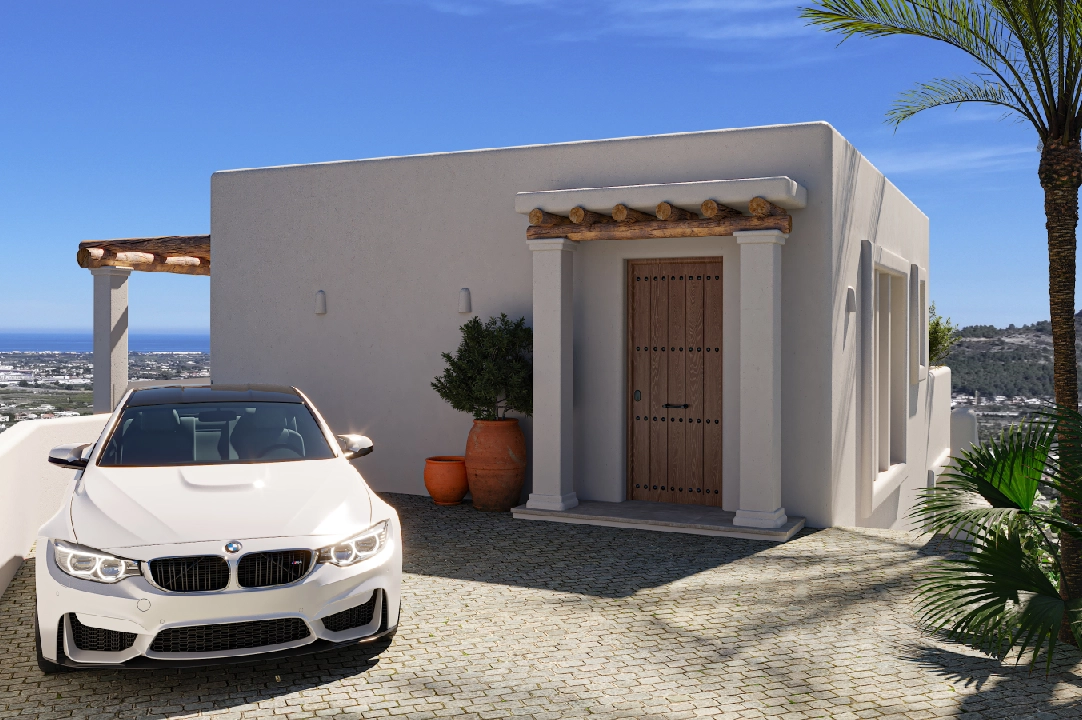 villa in Pedreguer(Monte Solana I) for sale, built area 252 m², year built 2025, air-condition, plot area 608 m², 3 bedroom, 2 bathroom, swimming-pool, ref.: UM-UV-SERPIS-11