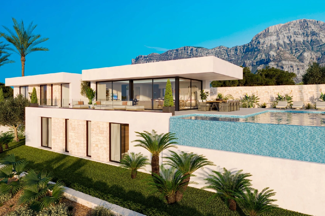 villa in Denia(San Juan) for sale, built area 322 m², year built 2026, + central heating, air-condition, plot area 1600 m², 4 bedroom, 4 bathroom, swimming-pool, ref.: AS-0524-3