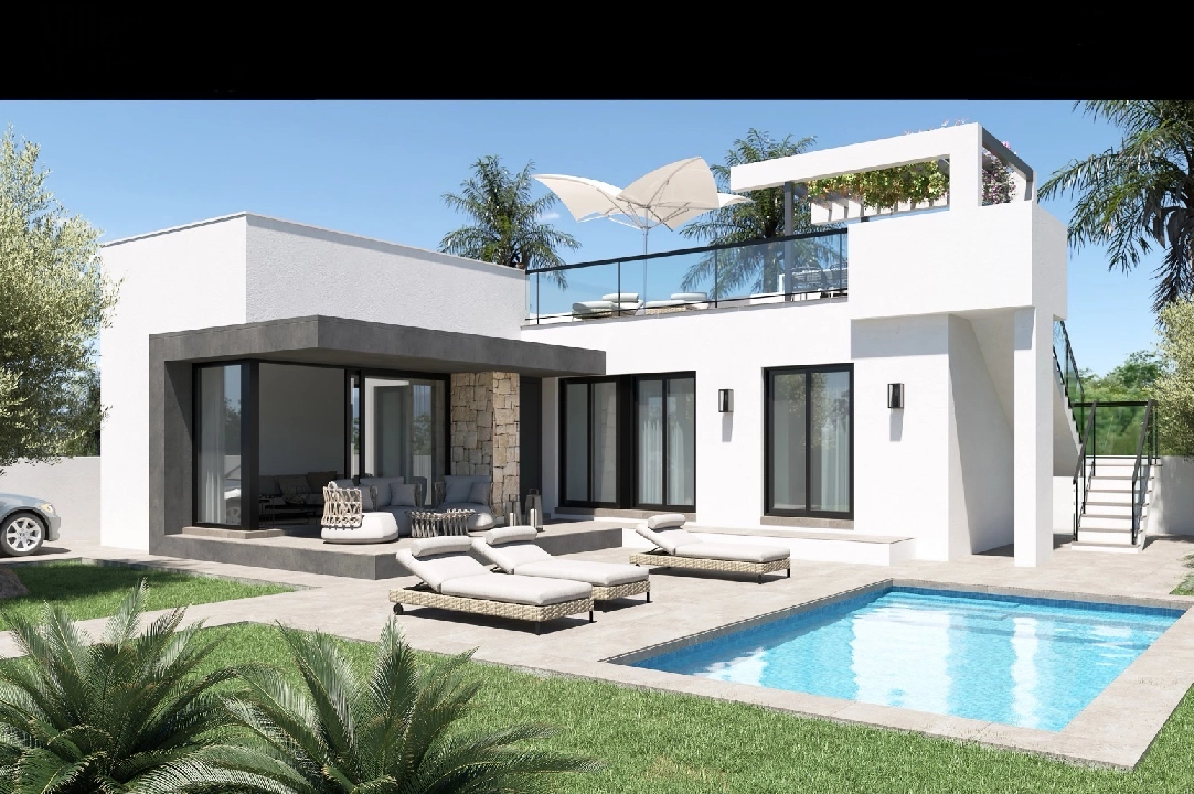 duplex house in Els Poblets for sale, built area 77 m², year built 2025, + KLIMA, air-condition, plot area 240 m², 3 bedroom, 2 bathroom, ref.: VPD-Villas-2A-1