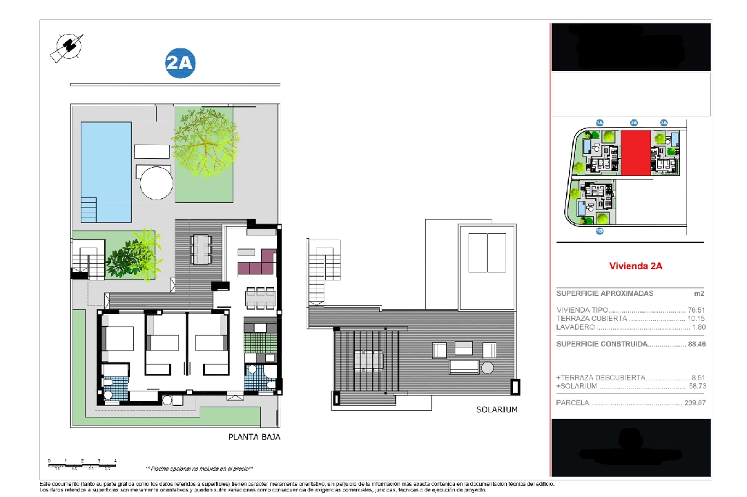 duplex house in Els Poblets for sale, built area 77 m², year built 2025, + KLIMA, air-condition, plot area 240 m², 3 bedroom, 2 bathroom, ref.: VPD-Villas-2A-2