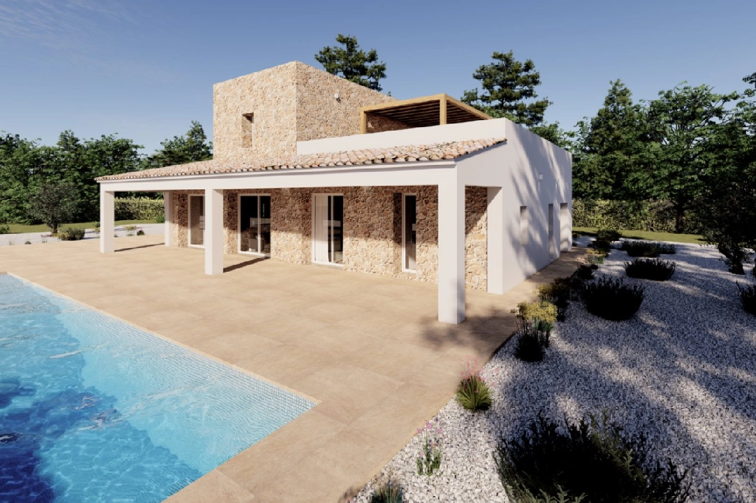 country house in Benissa for sale, built area 305 m², year built 2024, air-condition, plot area 10000 m², 3 bedroom, 3 bathroom, swimming-pool, ref.: AM-12208DA-5