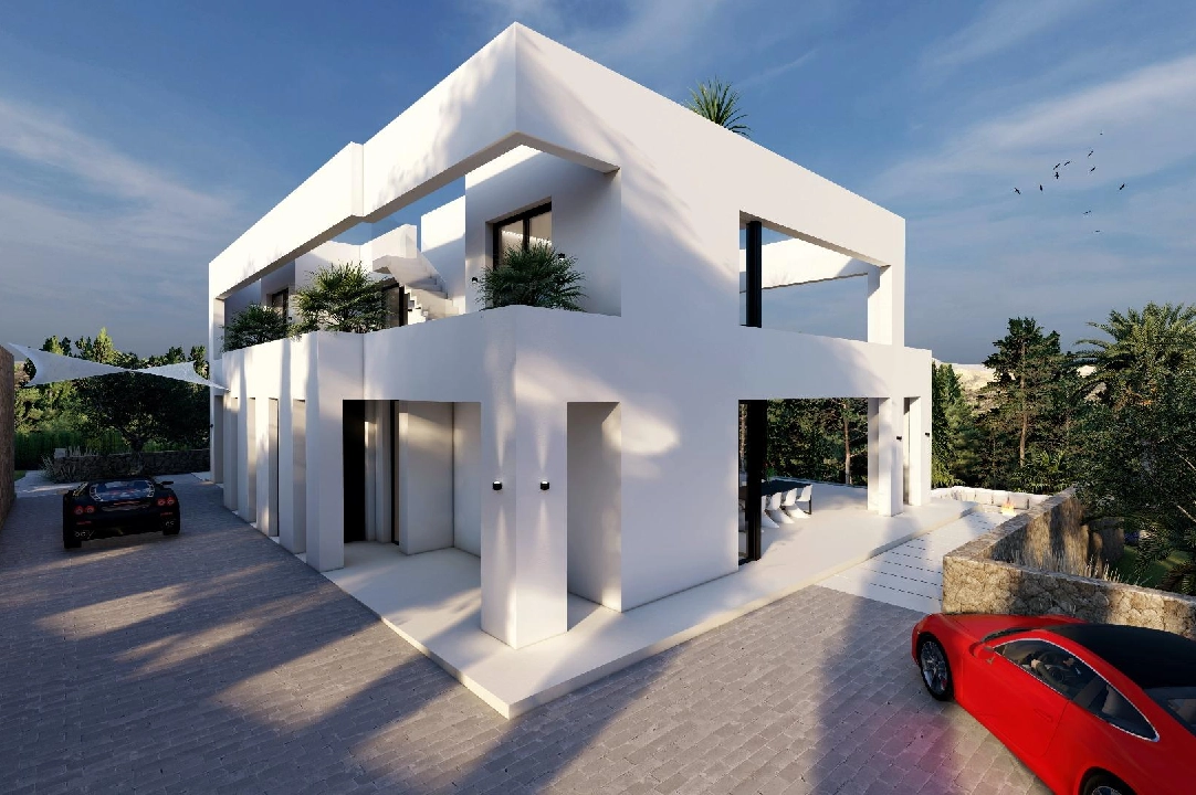 villa in Benissa for sale, built area 547 m², year built 2024, air-condition, plot area 1347 m², 4 bedroom, 3 bathroom, swimming-pool, ref.: AM-12239DA-1