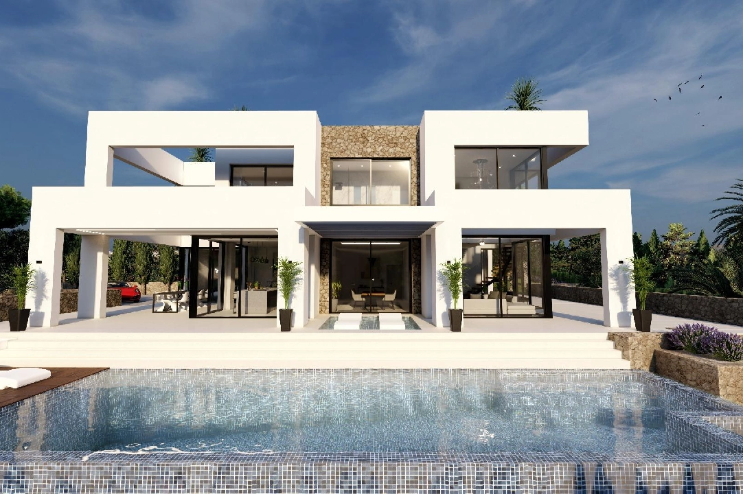 villa in Benissa for sale, built area 547 m², year built 2024, air-condition, plot area 1347 m², 4 bedroom, 3 bathroom, swimming-pool, ref.: AM-12239DA-8