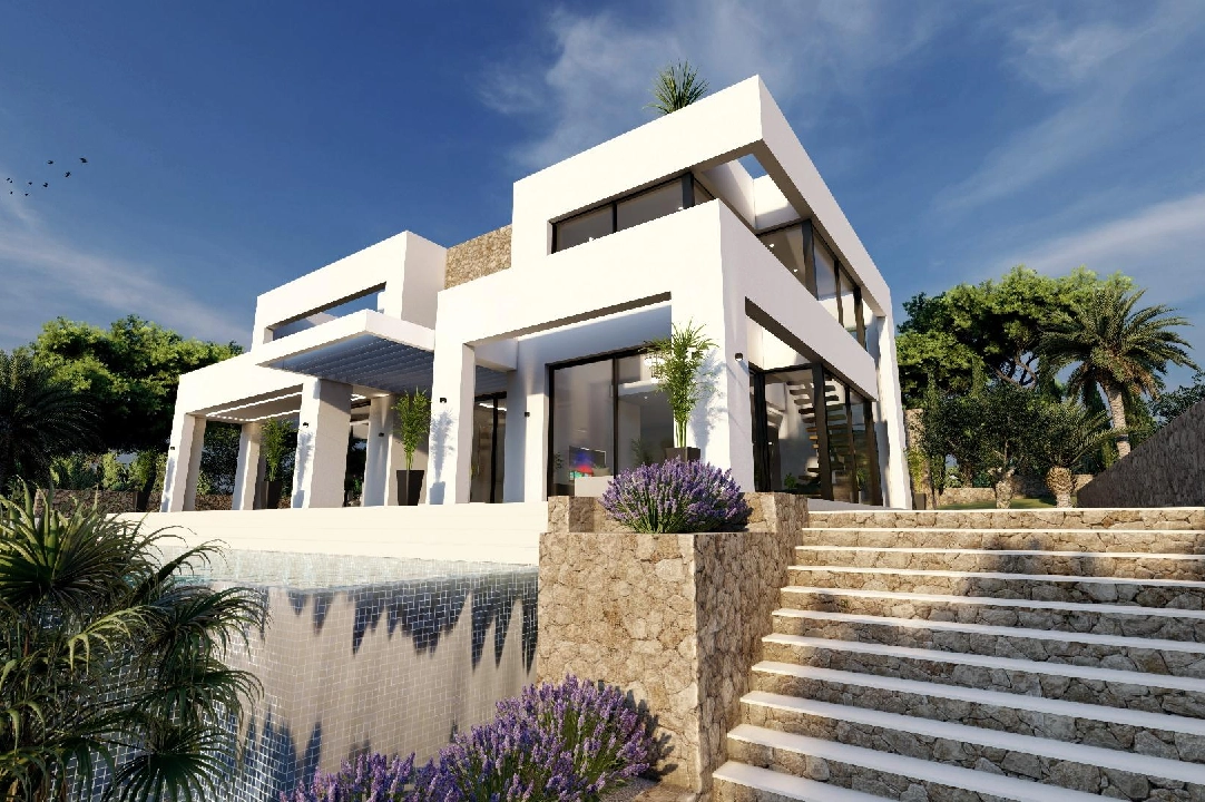 villa in Benissa for sale, built area 547 m², year built 2024, air-condition, plot area 1347 m², 4 bedroom, 3 bathroom, swimming-pool, ref.: AM-12239DA-9