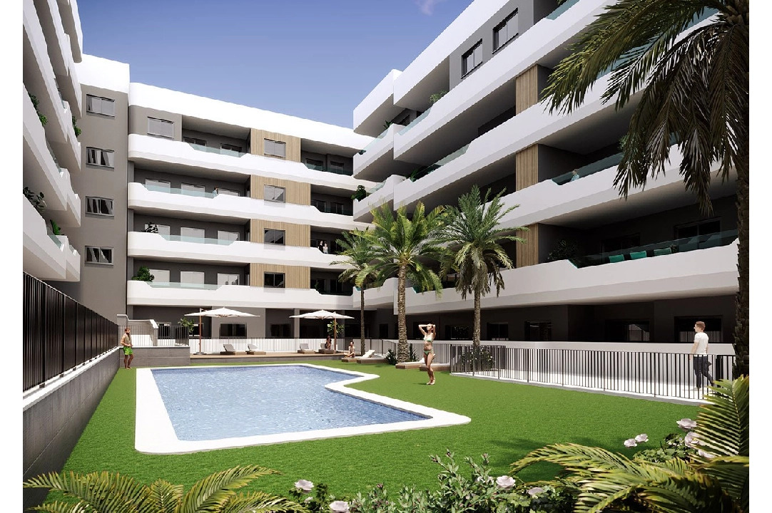 penthouse apartment in Santa Pola for sale, built area 165 m², condition first owner, 3 bedroom, 2 bathroom, swimming-pool, ref.: HA-SPN-703-A04-1