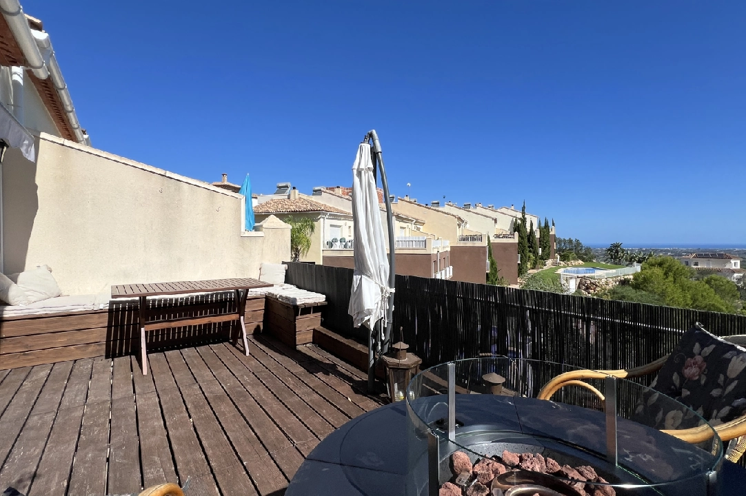 terraced house middle in Pedreguer(Monte Solana) for sale, built area 105 m², year built 2010, condition neat, + underfloor heating, air-condition, plot area 120 m², 3 bedroom, 1 bathroom, swimming-pool, ref.: RG-0524-2