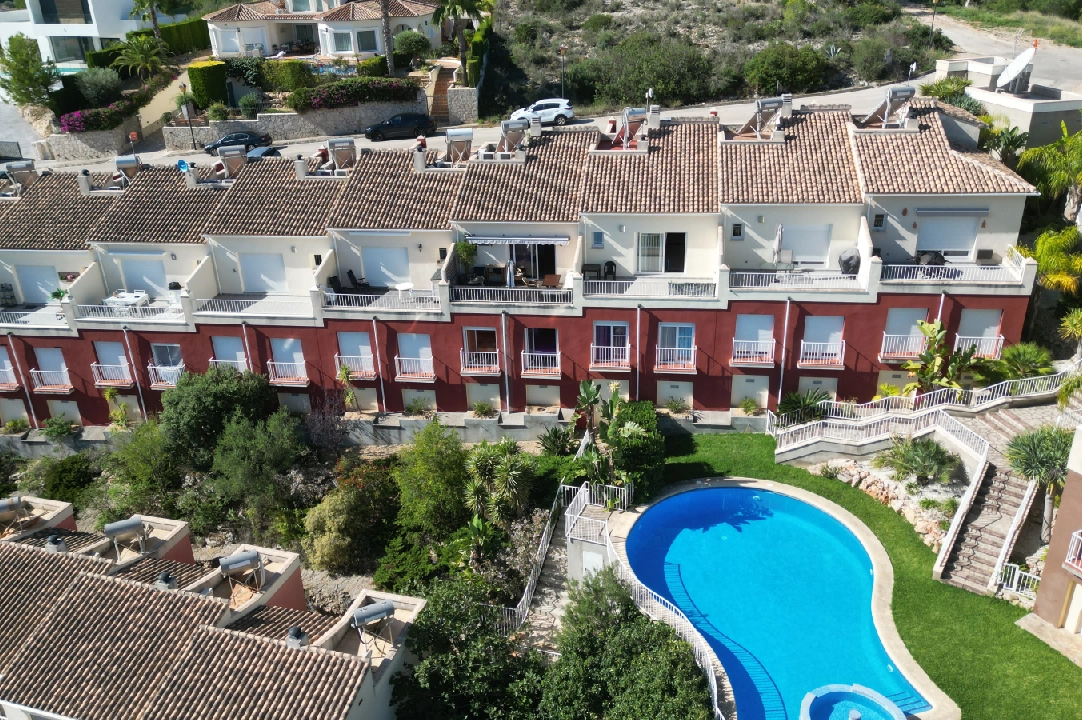 terraced house middle in Pedreguer(Monte Solana) for sale, built area 105 m², year built 2010, condition neat, + underfloor heating, air-condition, plot area 120 m², 3 bedroom, 1 bathroom, swimming-pool, ref.: RG-0524-3