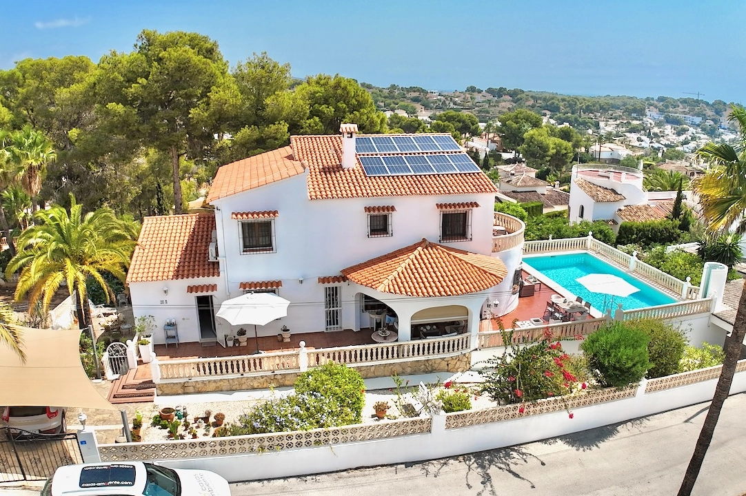 villa in Benissa(Baladrar) for sale, built area 290 m², air-condition, plot area 841 m², 5 bedroom, 4 bathroom, swimming-pool, ref.: CA-H-1801-AMBE-13