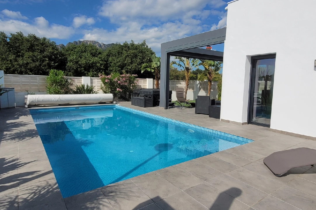 villa in Els Poblets for sale, built area 158 m², year built 2018, condition mint, + KLIMA, air-condition, plot area 500 m², 3 bedroom, 2 bathroom, swimming-pool, ref.: MG-0824-2